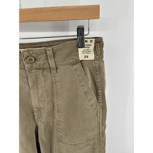 NWT AMO Easy Army Slouch Trouser Pant Sz 25 (meas 28) Thyme MSRP $302 - Picture 9 of 16